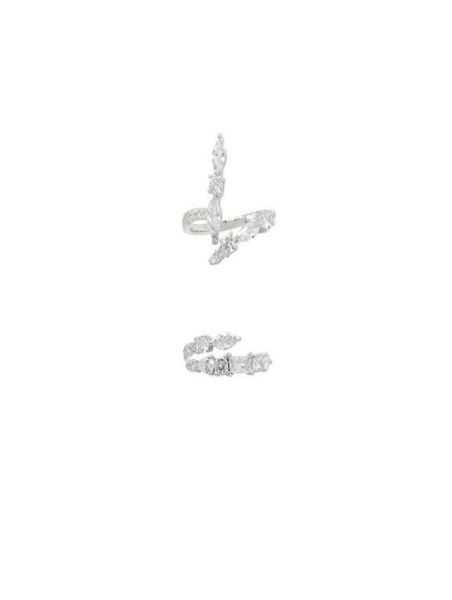 

princess cat whine cool kill glitter overlay cool girl irregular full diamond zircon opening ring8259078, Silver