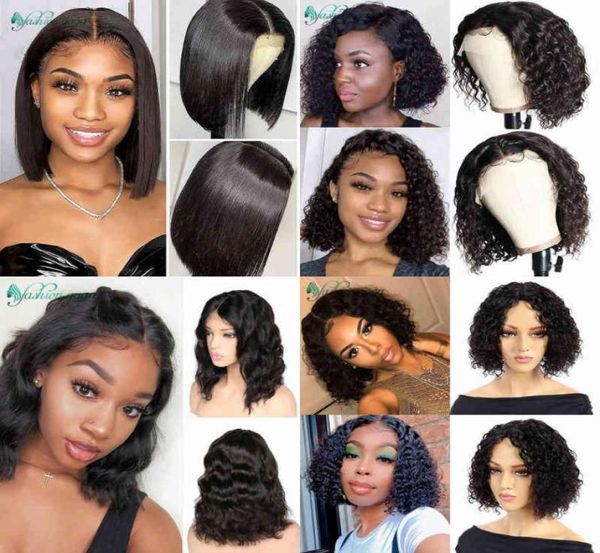 

hair indian curly bob closure frontal for women human 100 pre plucked 8 to 14 inches clearance on 2203017663214, Black;brown