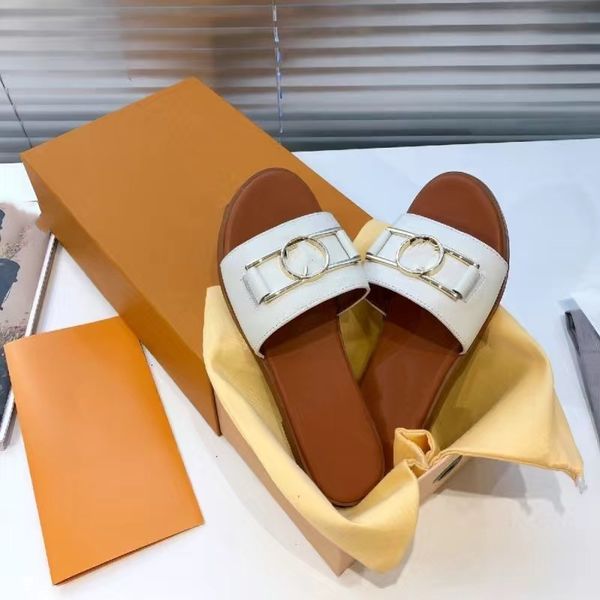 

paris luxury designer women sandals charm open-toe set foot 2023 tory vacation beach flat slippers casual lock flip flops women shoes slide, Black