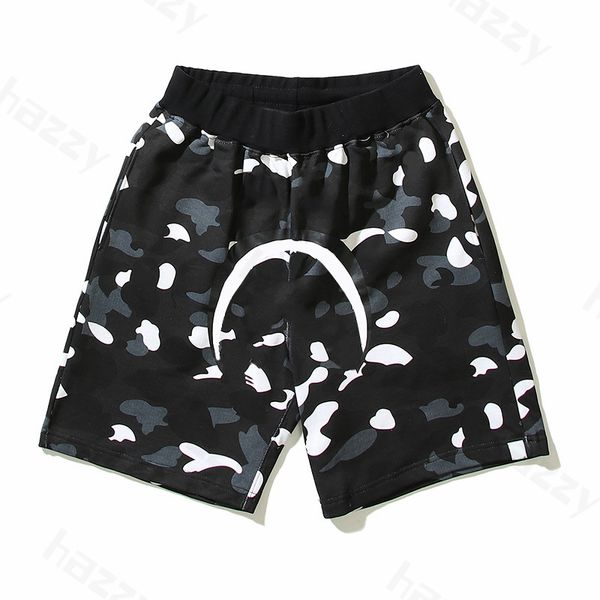 

shorts sharks mens designer womens camouflage pattern fiess training sports pants loose breathable mens summer jogging, White;black