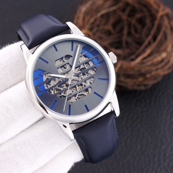

2023 mens automatic mechanical watch strap blue sapphire wristwatches super montre de luxe watches am5, Black;brown