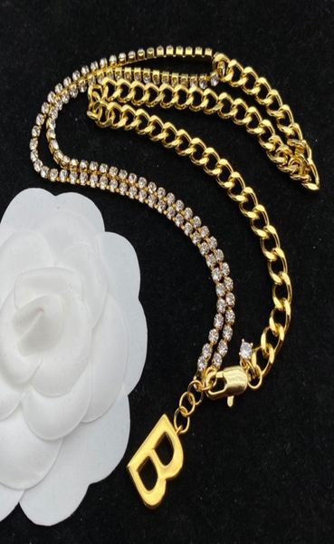 

women pendant necklace designer jewelry luxury silver gold necklace for mens letters chains b necklaces party accessories5976155