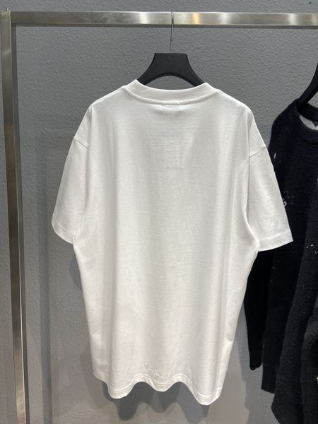 

men tee designer oversize tshirts fashion men's women's loose fitting short sleeved street hip-hop art style full of short that ma, White;black