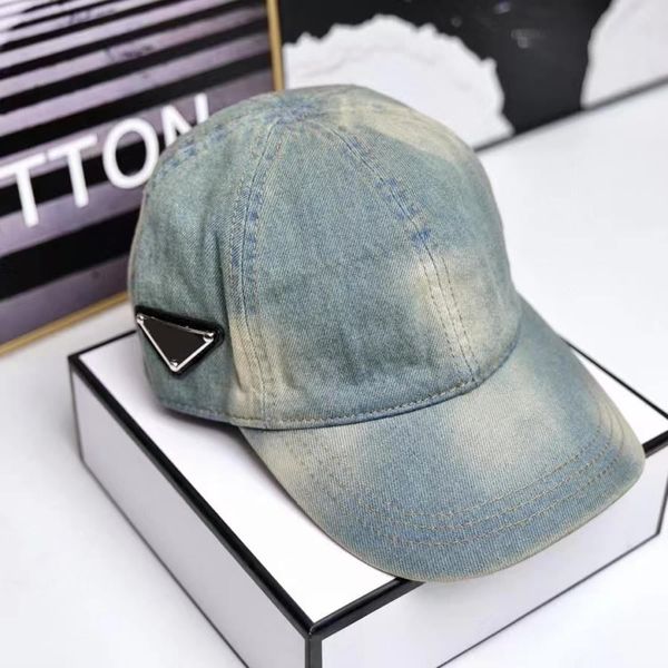 

2023 new denim baseball cap wide brim hats designer bucket hat for women men caps casquette adjustable, Blue;gray