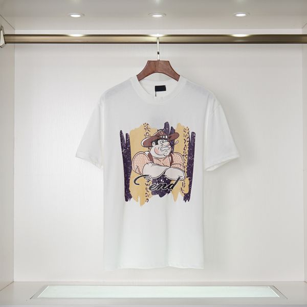 

2023mens letter print t shirts luxury black fashion designer cotton clothes summer high-quality short sleeve size s-xxxl, White;black