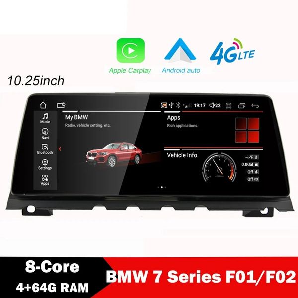 

car android stereo for bmw 7 series f01 f02 2009-2015 nbt cic car dvd multimedia radio player carplay gps navigation bt