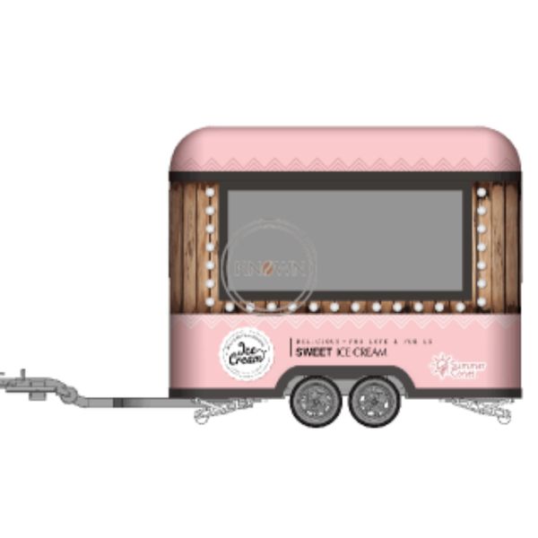 

electric food truck fast food mobile kitchen trailer jewelry kiosk og food cart