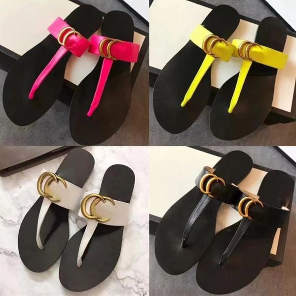 

designer women flat sandals fashion leather slippers summer lady sandals beach party oran slide slippers 35---42size, Black
