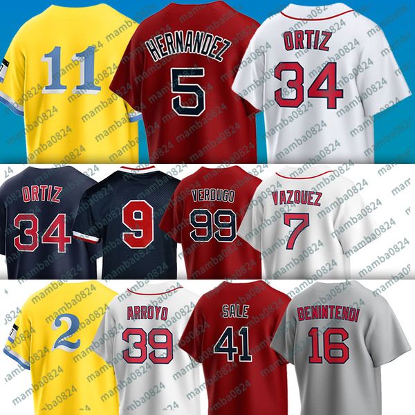 

enrique hernandez baseball jersey rafael david ortiz devers men women red justin turner masataka yoshida alex verdugo chris sale christian a, Blue;black