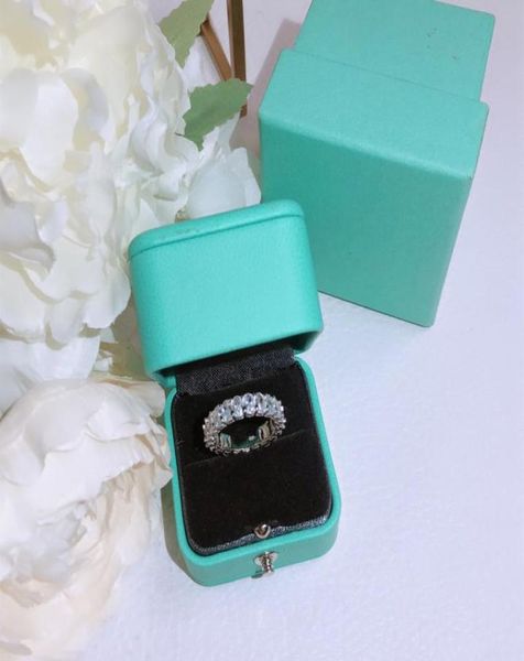 

luxurys desingers ring simples design sense sterling silver ring ladies classic sixclaw diamond rng simple rings birthday gift go5975459