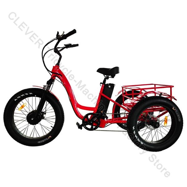 

new arrive electric tricycles fat tire 48v 500w cargo bike motorized tricycles electric for cargo delivery