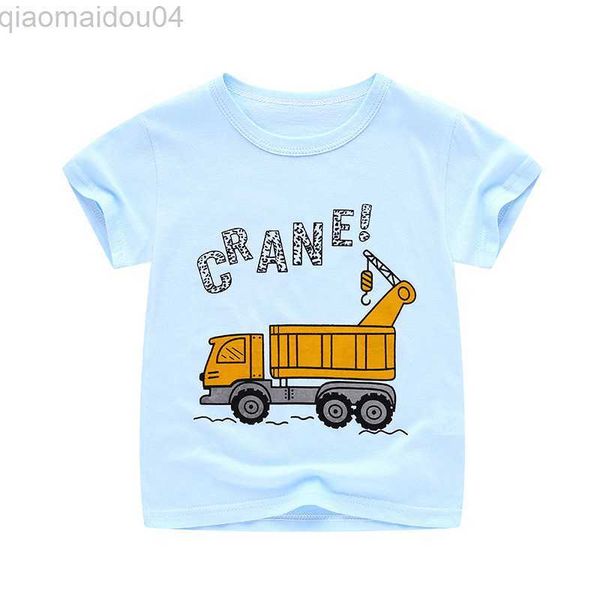 

t-shirts 2-8t cartoon girls t shirt toddler kid girls clothes summer short sleeve rabbit print tshirt cute sweet infant clothing aa230518, Blue