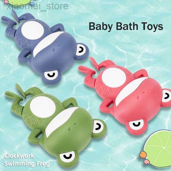 

3pscbath toys baby bath toys swimming bath beautiful beach toys animal float baths ducks frog clockwork water toys for newborn