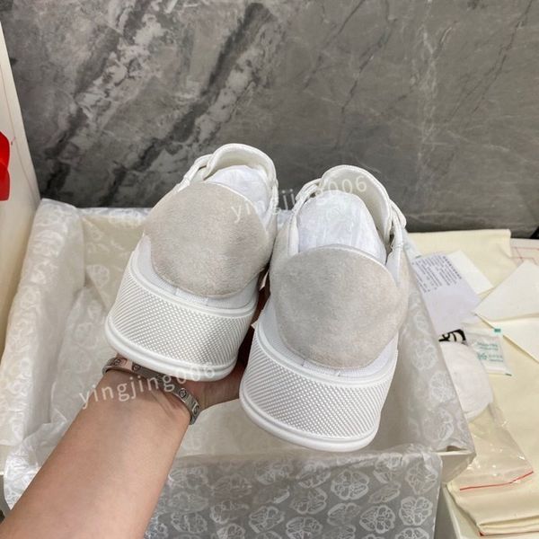 

new designer platform mens quality casual shoes leather lace-up sneaker lady flat running trainers letters gym sneaker, Black