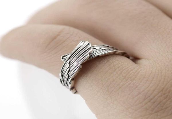 

angel wings ring angel wings creative ring for couples q07084431862, Silver