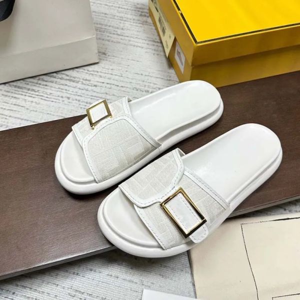 

luxurys designers sandals Slippers fashion Summer Girls Beach womens sandal Slides Flip Flops Loafers Sexy Embroidered shoes large, #1