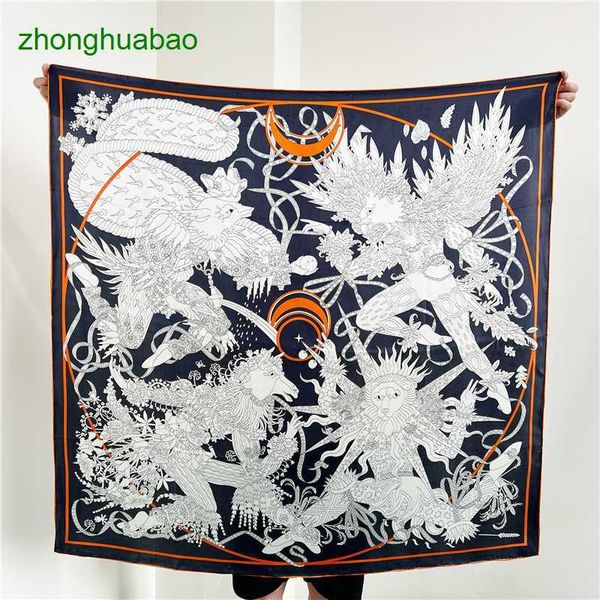 

hemres designer scarves hangzhou spring and autumn plain crepe satin workplace versatile mulberry silk scarf women's shawl dual use, Blue;gray