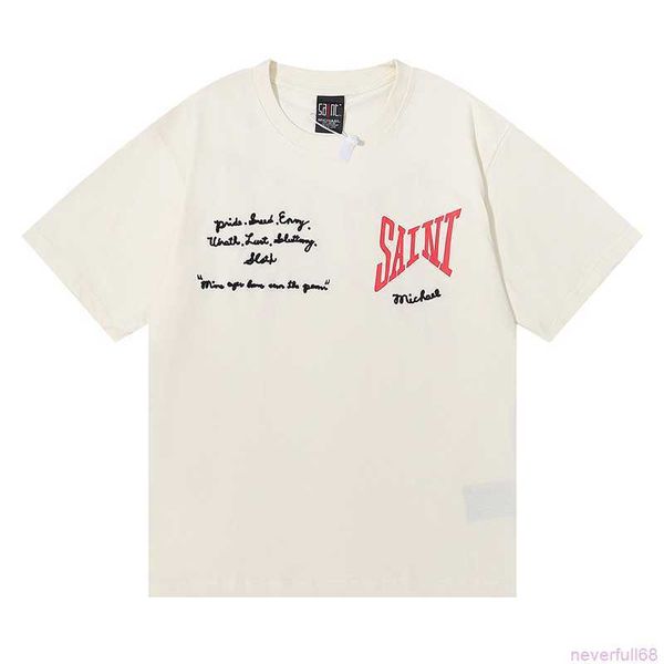 

t shirts tee men women printed short sleeve t-shirt summer tees 22fw, White;black