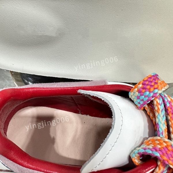 

designer platform men quality casual shoes leather lace-up sneaker fashion lady flat running trainers letters gym sneaker2023, Black