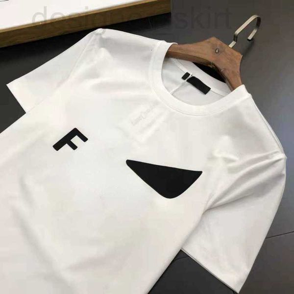 

men's t-shirts designer selling designer t shirt try men's t-shirt suer little monster eyes letter round neck short slve cotton as, White;black