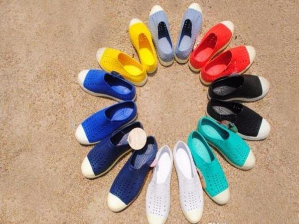 

whole new native jefferson hole summer jelly men male women lovers casual sandals female shoes 20 colors optional4005885, Black