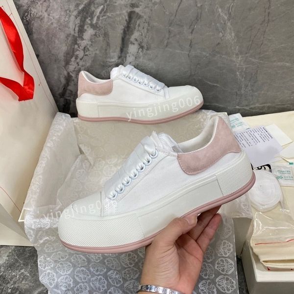 

2023r platform men women quality casual shoes leather lace-up sneaker lady flat running trainers letters gym sneaker, Black