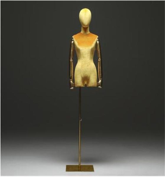 

10style golden arm color window cotton mannequin body stand female dress form mannequinjewelry flexible womenadjustable rackdol7846165, Khaki