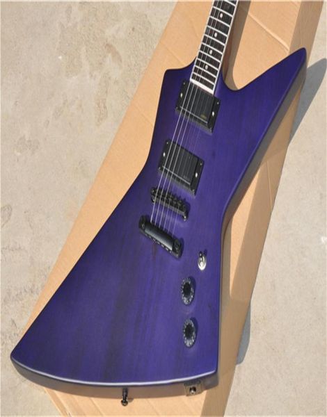 

purple color unique explorer electric guitars guitar guitarra in stock8684235