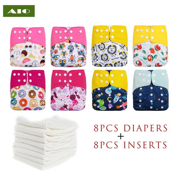 

changing pads covers aio baby cloth nappy washable ecological diaper for baby eco-friendly adjustable nappies reusable inserts wet bag pocke