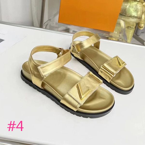

designer women's sandals women's slippers calf leather casual shoes quilted platform summer beach slippers 6 colors 35-42 with box, Black