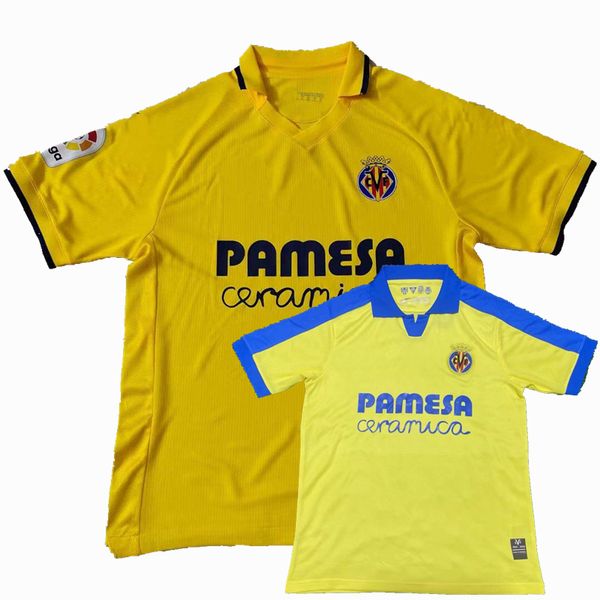 

22 2023 villarreal cf soccer jerseys 22 23 chukwueze danjuma lo celso pau yeremy pino gerard parejo 100th football men and kids shirt kit, Black;yellow