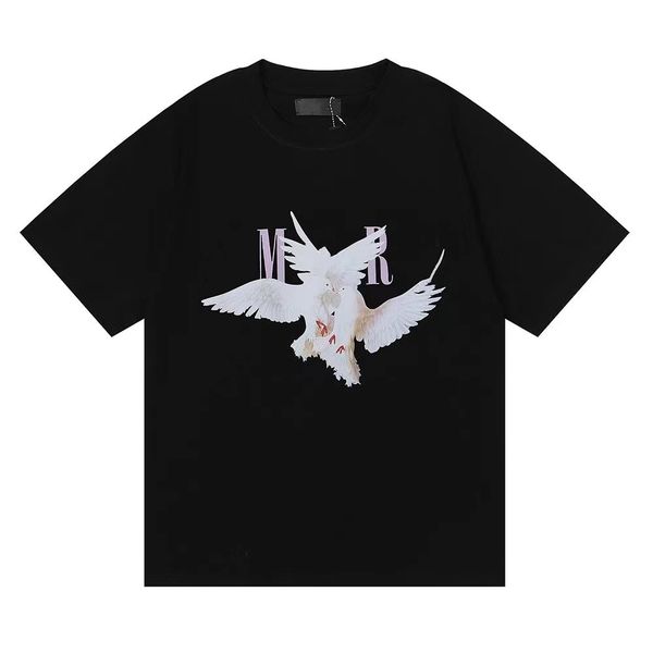 

fashion brand men's designer t shirt printed womens mens t-shirt black white cotton casual t-shirt short sleeve luxury hip hop street d, White;black