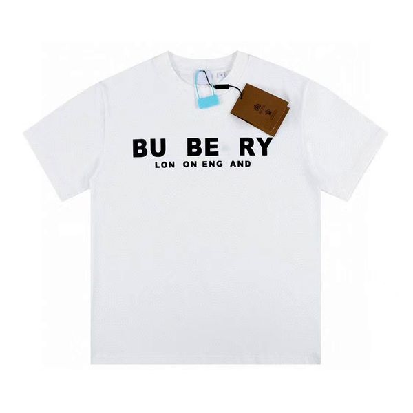 

23ss mens t shirt designer t shirt mens tees pure cotton fashion breathable home casual letter printing couple same clothing s-5xl, White;black