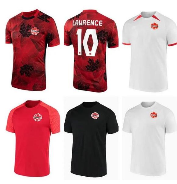 

2022 2023 2024 canada soccer jerseys 22 23 24 men kids kit women uniform national team davies david maillot hoilett larin cavallini laryea e, Black;yellow