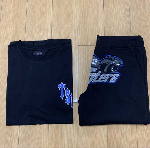 

fashion design short set summer men trapstar london shooters women embroidered t-shirts bottom tracksuit clothing a new design 67ess, White;black