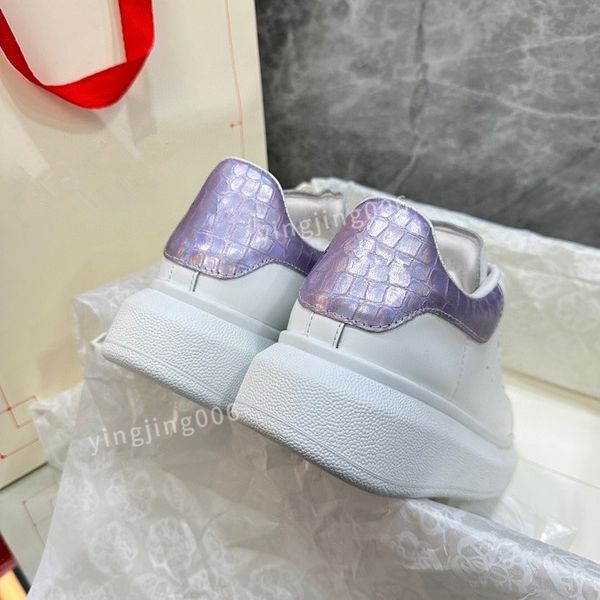 

2023new platform women men quality casual shoes leather lace-up sneaker fashion lady flat running trainers letters gym sneaker, Black