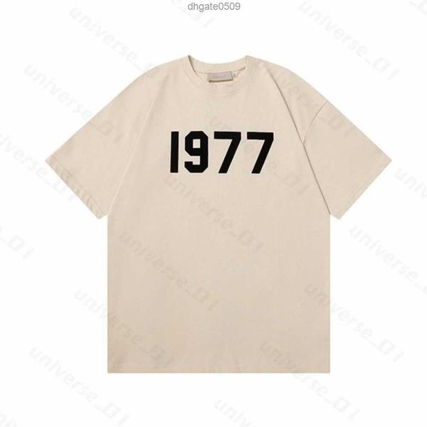

fear of ess mens womens designers t shirts for man s summer fashion essen luxurys letter tshirts clothing polos apparel sleeved bear tshirt, White;black