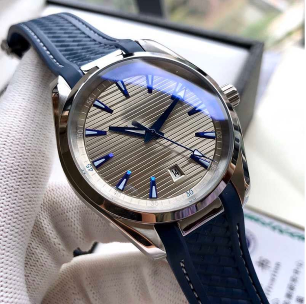 

luxury wristwatch stainless white dial watch men's automatic watch, Slivery;brown