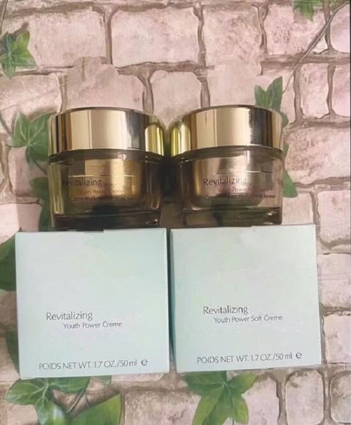 

revitalizing youth power soft and youth power creme face cream 50ml skin care, White