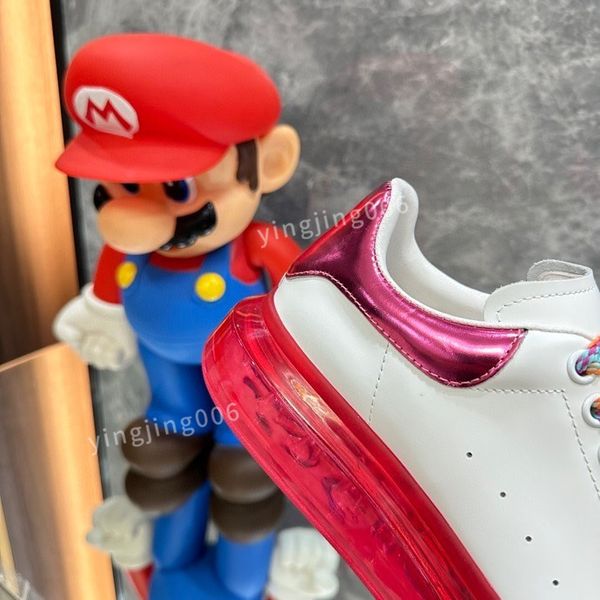 

2023new designer platform mens quality casual shoes leather lace-up sneaker fashion lady flat running trainers letters gym sneaker, Black