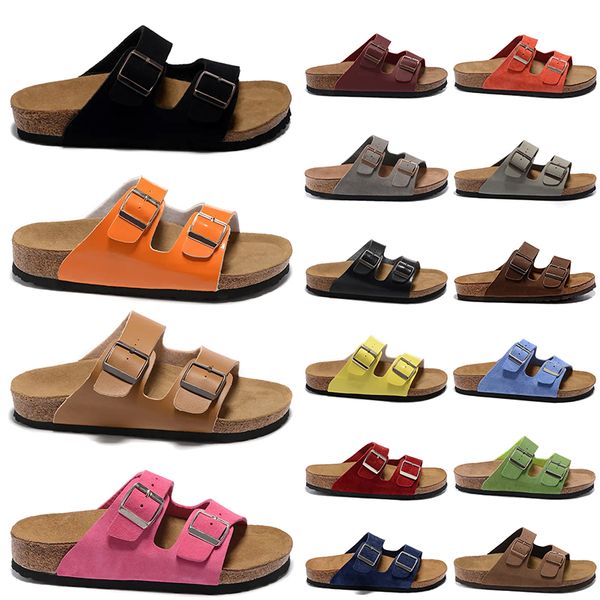 

luxury fashion women men boston clogs famous designer platform buckle cork slippers suede leather sandals summmer outdoor flat casual clog s, White;red