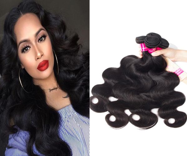 

9a peruvian virgin human hair bundles body wave straight loose wave kinky curly deep wave 100 unprocessed brazilian peruvian indi9634743, Black