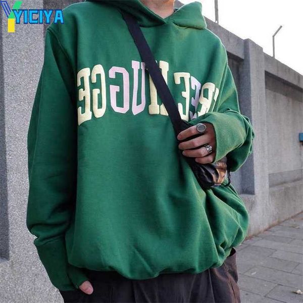 

yiciya cusual sweaters cpfm trendy clothing level human cpfm tree letter hooded, Black