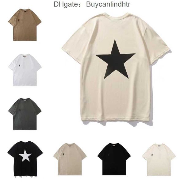 

ess t-shirt mens essen t shirts thick cotton version summer women designers tshirt tees fashion man casual letter polo clothing short sleev, White;black