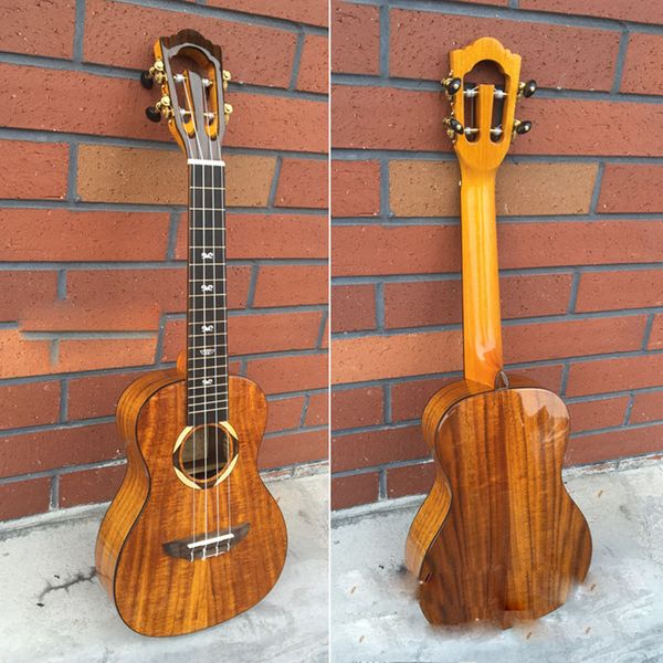 

ukulele k6s 24-inch acacia ukulele, bright premium aa class