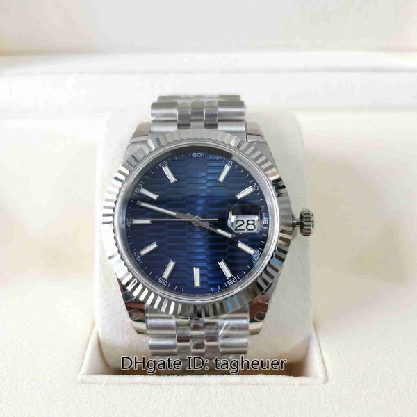 

bp factory mens watch 41mm datejust 126334-0031 blue dial president sapphire luminova watches asia 2813 2836 3235 movement mechanical automa, Slivery;brown
