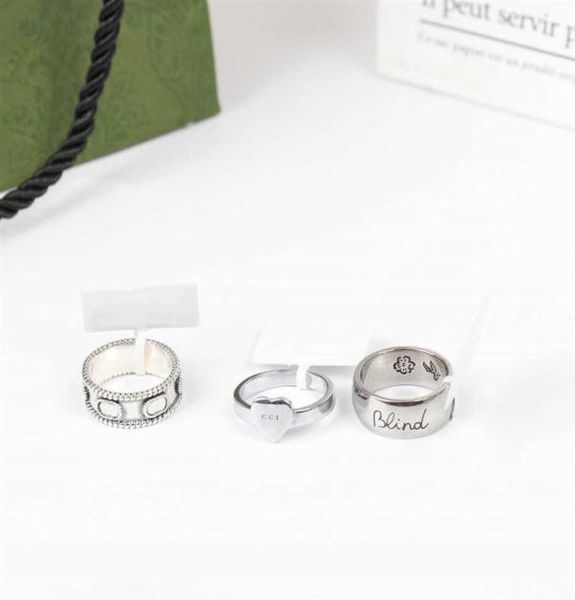 

designer ring band rings for man women fashion style gifts temperament simplicity trend accessories 811482, Silver