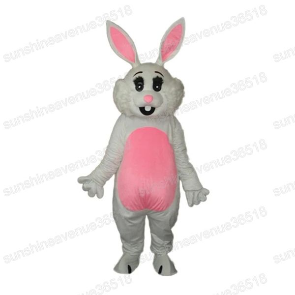 

halloween pink ears rabbit mascot costume simulation animal theme character carnival size christmas birthday party dress, Red;yellow