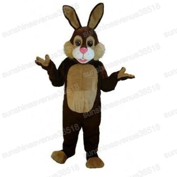 

halloween brown rabbit mascot costume simulation animal theme character carnival size christmas birthday party dress, Red;yellow