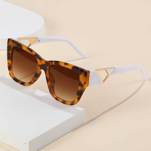 

sunglasses frames new trend color contrast women's fashion sunshade sunglasses brand design glasses personality street shot, White;black